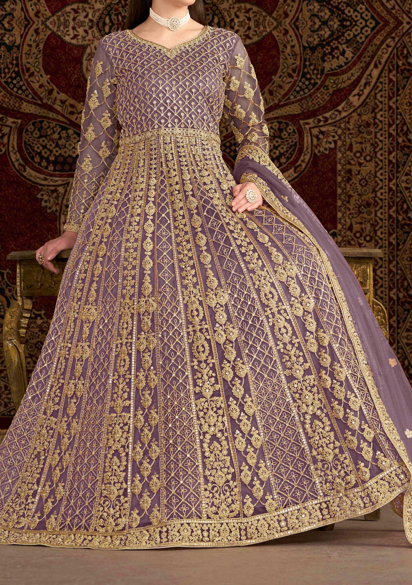 Twisha Aanaya Party Wear Anarkali Suit