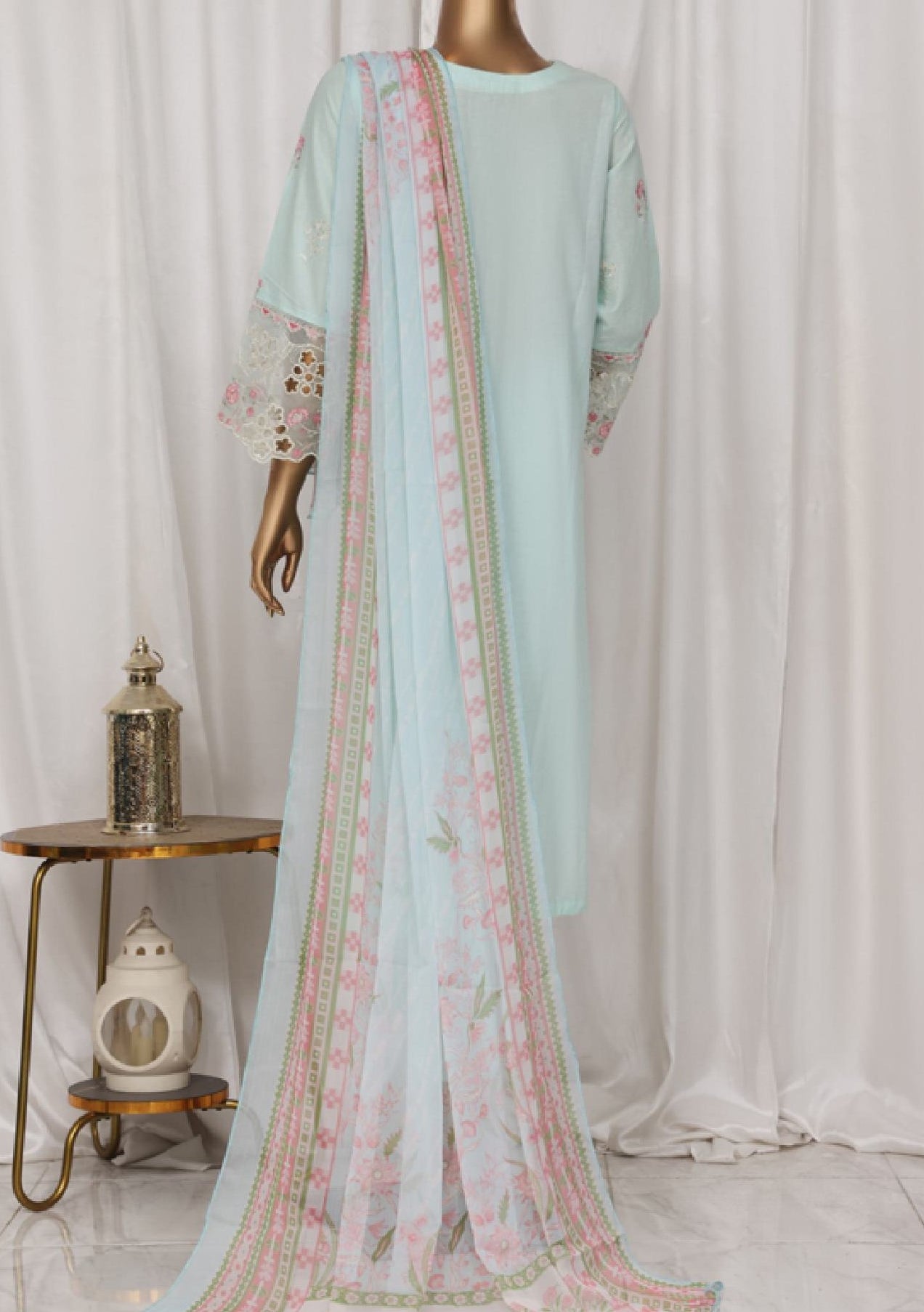 Bin Saeed Ready Made Embroidered Cotton Dress