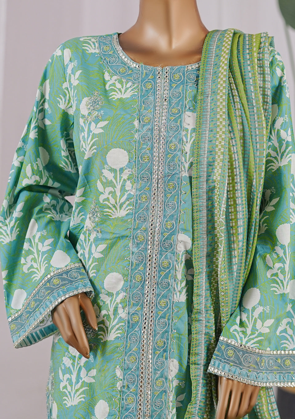 Bin Saeed Ready Made Embroidered Chikankari Dress