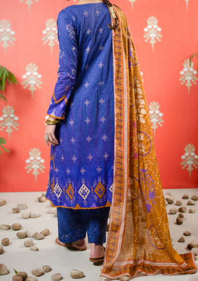 Gulljee Naqsh Ready Made Embroidered Printed Lawn