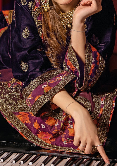 Charizma Embroidered Pakistani Premium Velvet Dress