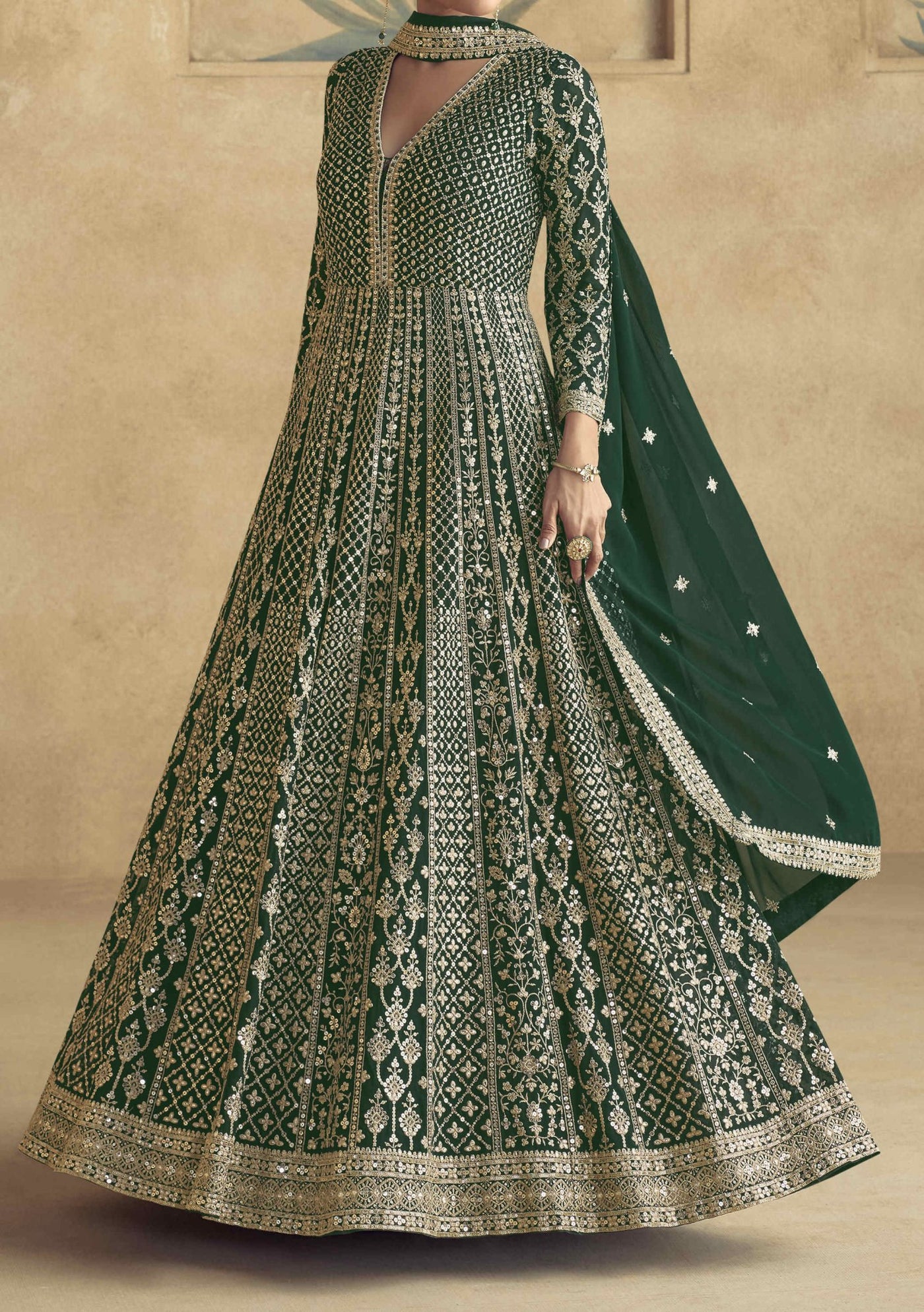 Aashirwad Maharani Party Wear Anarkali Suit - db28774