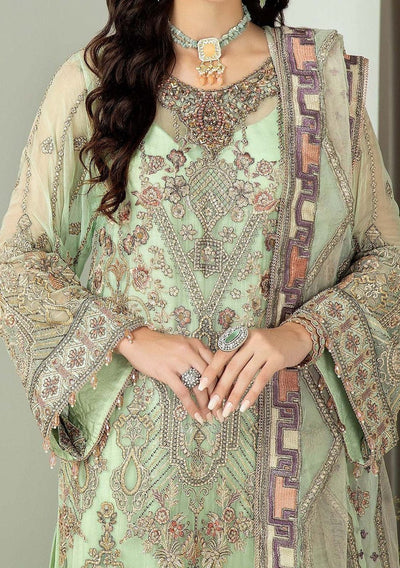 Adan's Libas Alyana Pakistani Luxury Chiffon Dress - db27048