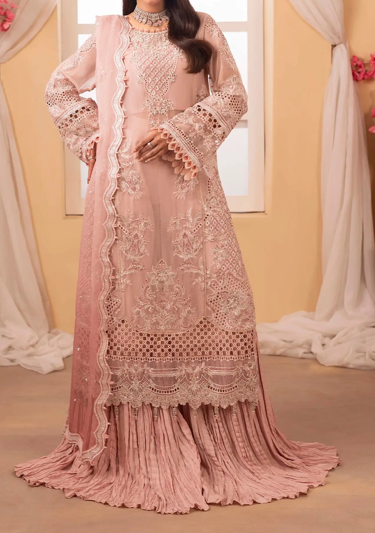 Adan's Libas Barroco Pakistani Luxury Dress - db30422