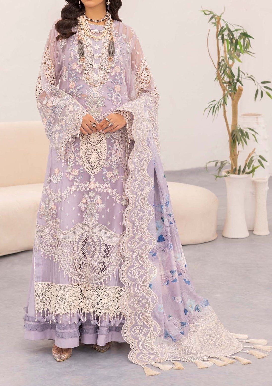 Adan's Libas Chantelle Pakistani Lawn Dress - db26683