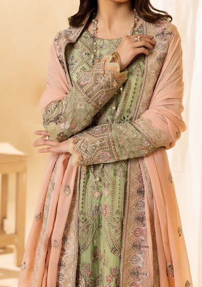 Adan's Libas Pakistani Embroidered Chiffon Dress - db26052