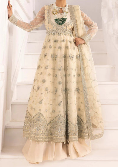 Adan's Libas Perfume Pakistani Luxury Organza Dress - db30302