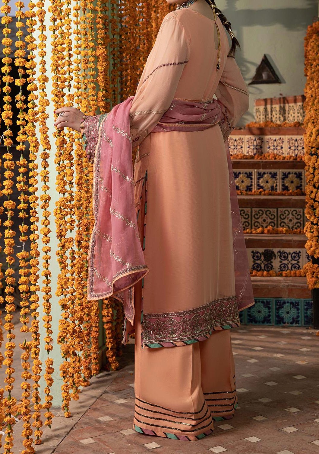 Adan's Libas Rang E Mehfil Pakistani Palazzo Suit - db27721