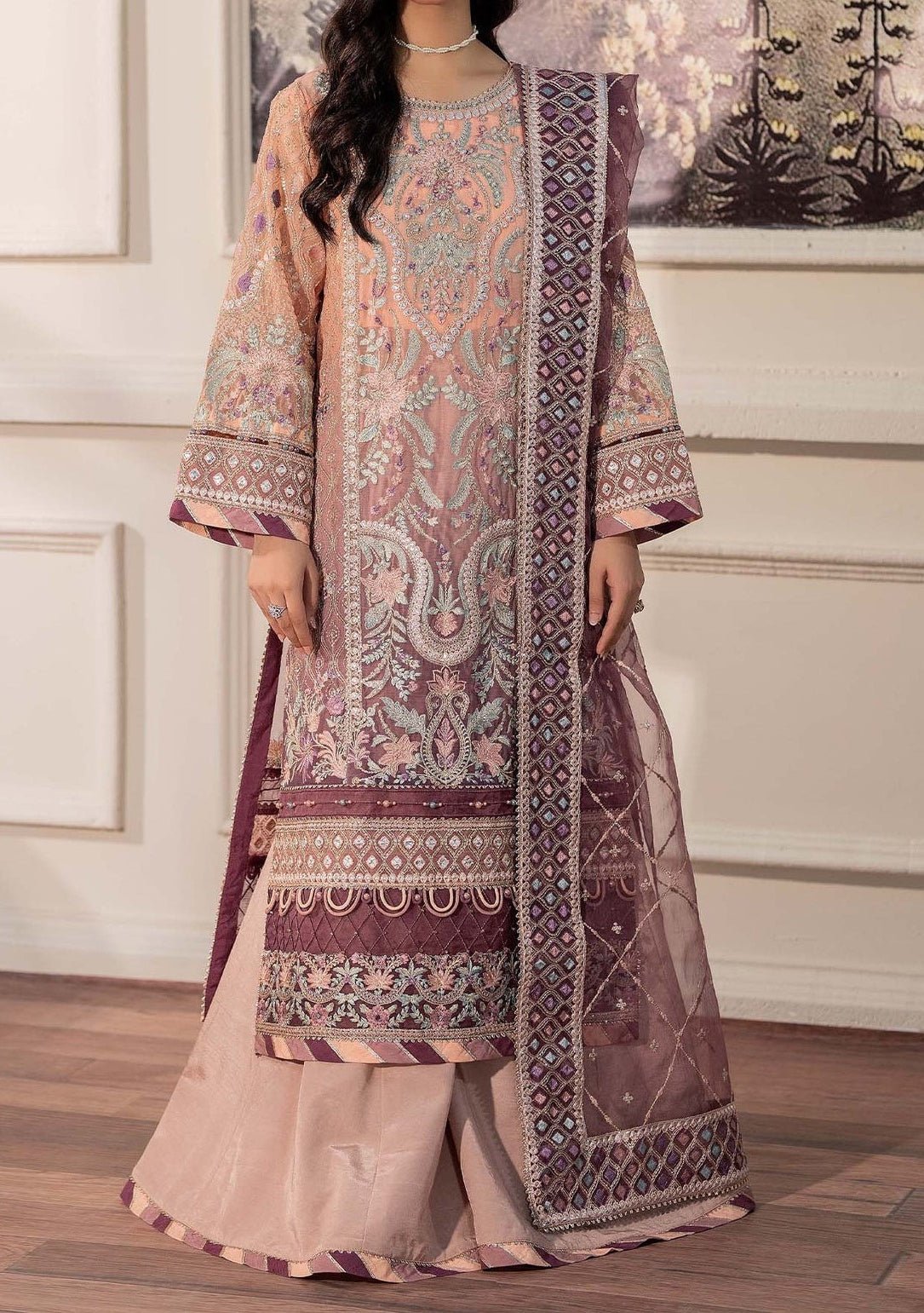 Adan's Libas Traditional Essence Pakistani Dress - db27970