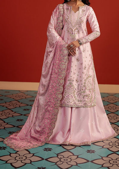 Afrozeh Divani Pakistani Luxury Silk Dress - db30405