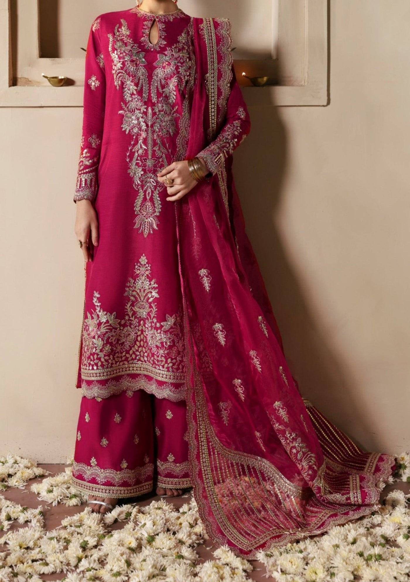 Afrozeh Divani Pakistani Luxury Suit - db27947