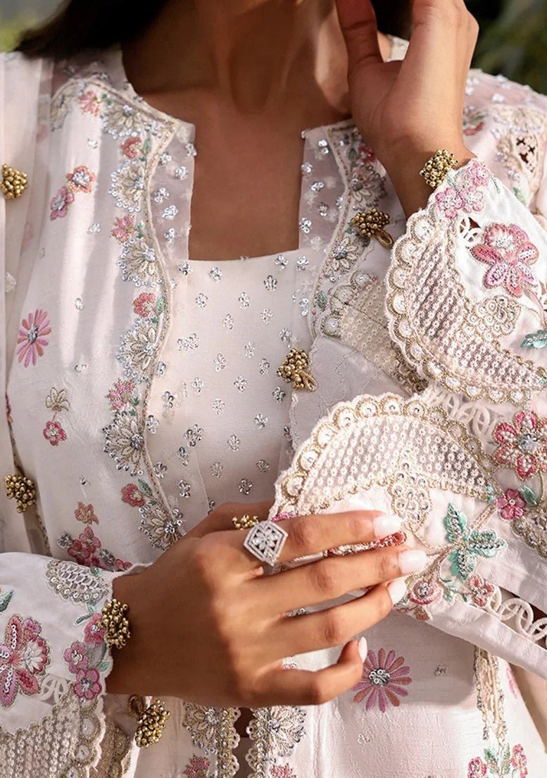 Afrozeh La Fuchsia Pakistani Luxury Dress - db29924