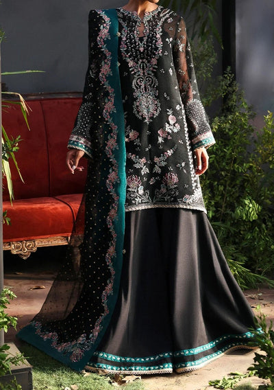 Afrozeh La Fuchsia Pakistani Luxury Dress - db29925