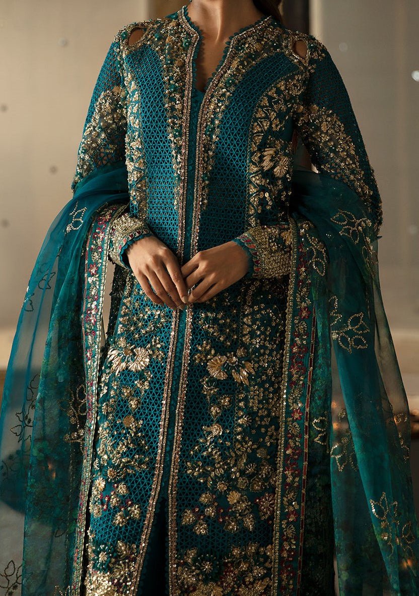 Afrozeh Meerub Pakistani Luxury Dress - db27575