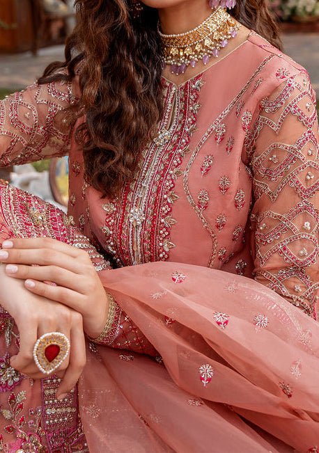 Akbar Aslam Mehrbano Pakistani Luxury Organza Dress