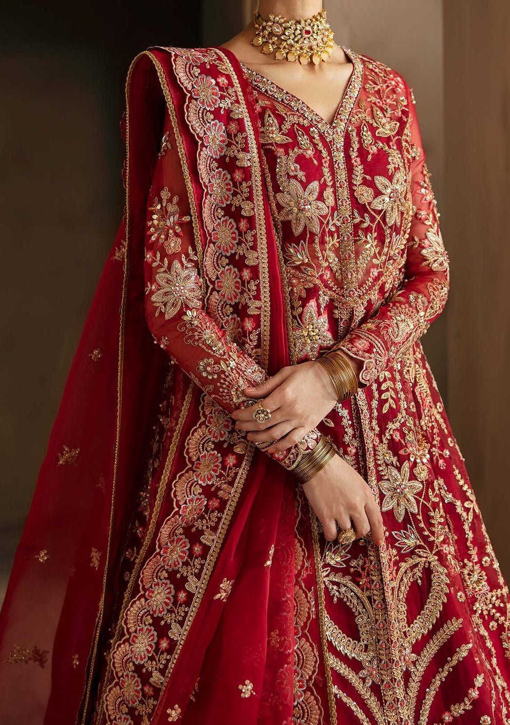 Akbar Aslam Solene Pakistani Luxury Lehenga Suit - db27361