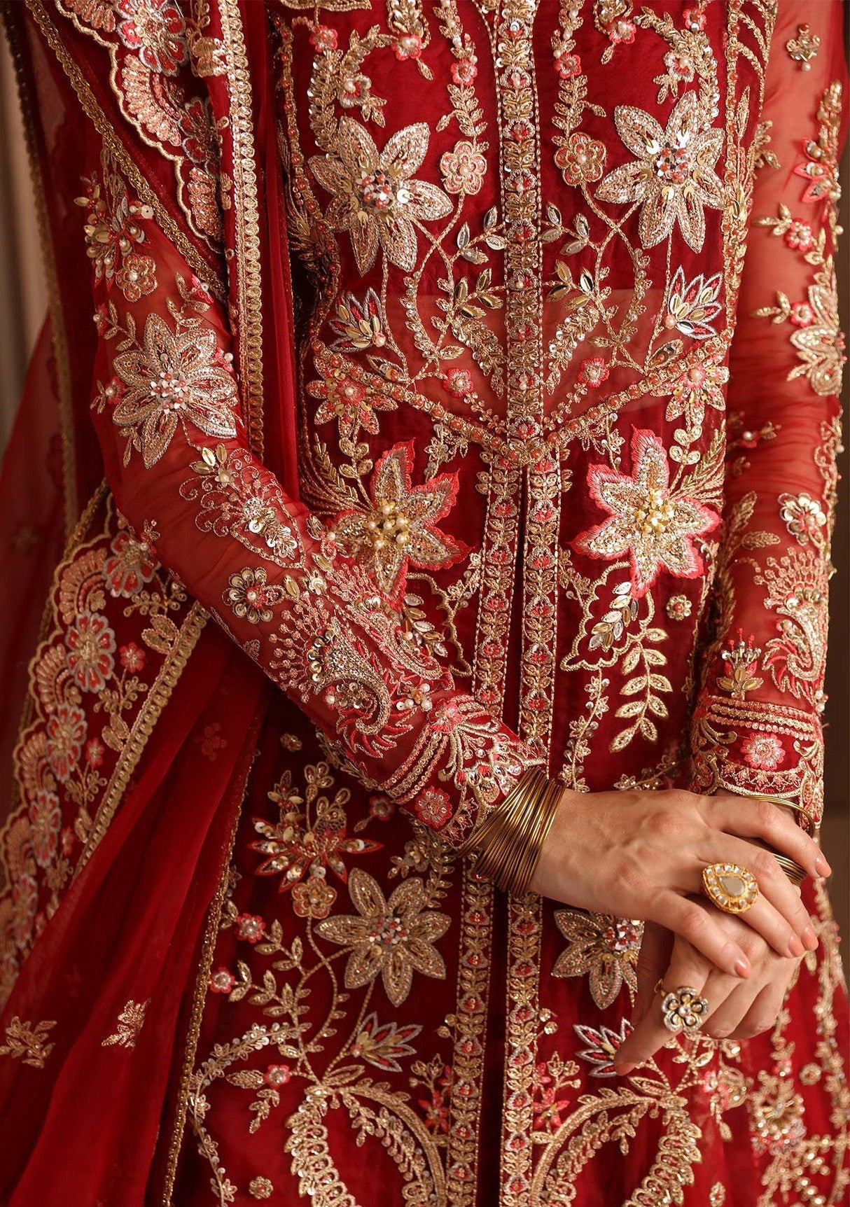 Akbar Aslam Solene Pakistani Luxury Lehenga Suit