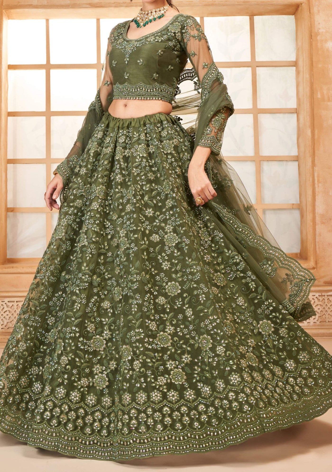 Alizeh Heritage Designer Bridal Wear Lehenga Choli - db27671