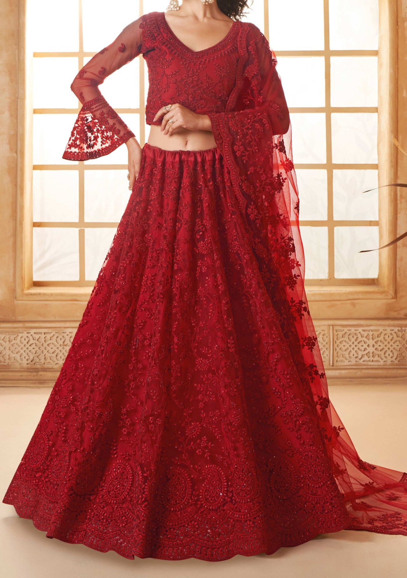 Alizeh Heritage Designer Bridal Wear Lehenga Choli - db27679