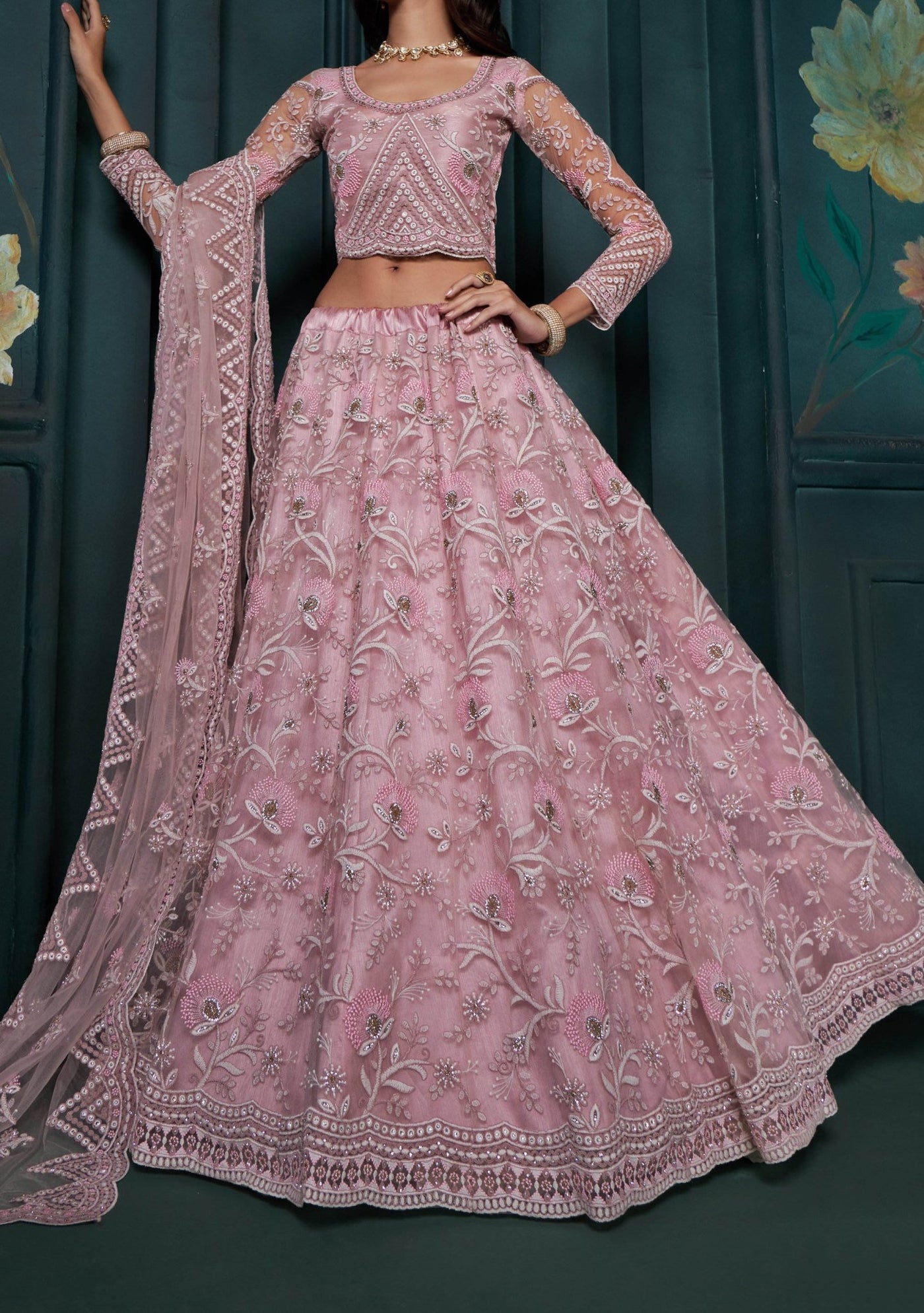 Alizeh Wedding Affair Bridal Wear Lehenga Choli - db27134