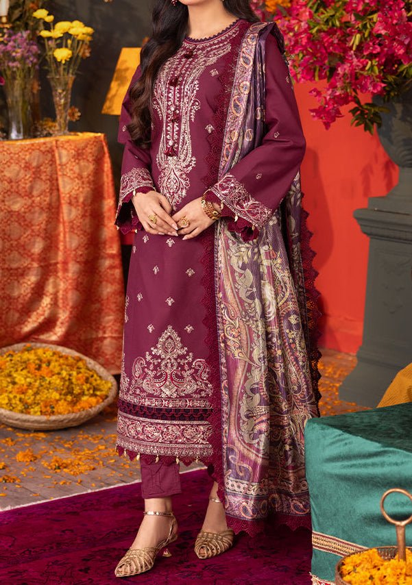 Asim Jofa Asra Festive Pakistani Lawn Dress - db26304