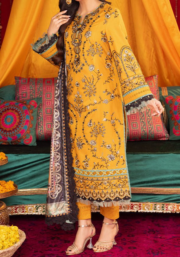 Asim Jofa Asra Festive Pakistani Lawn Dress - db26303