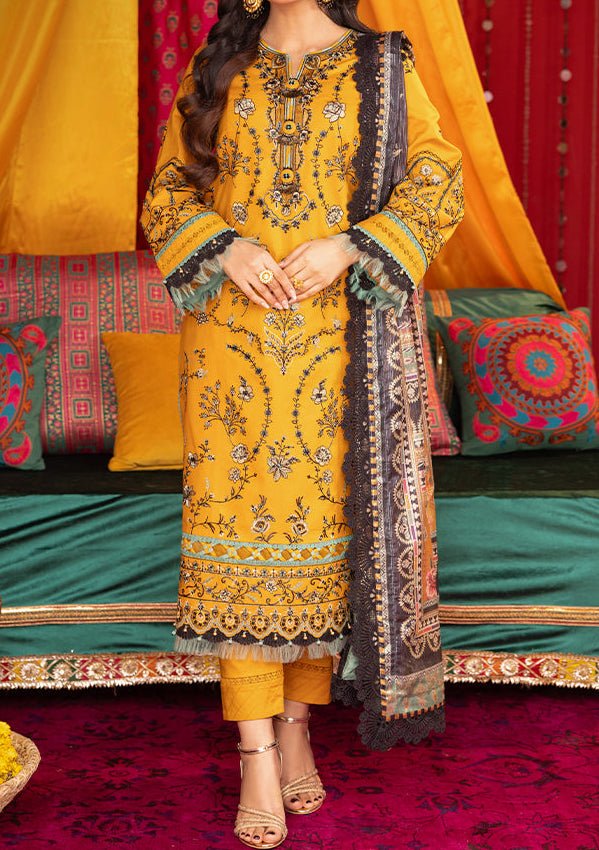 Asim Jofa Asra Festive Pakistani Lawn Dress - db26303