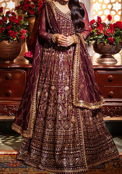 Asim Jofa Jaan-e-jahan Pakistani Chiffon Anarkali - db26072