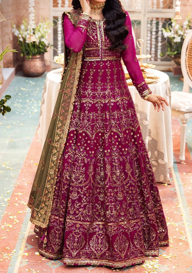 Asim Jofa Jaan - e - jahan Pakistani Chiffon Anarkali - db29195