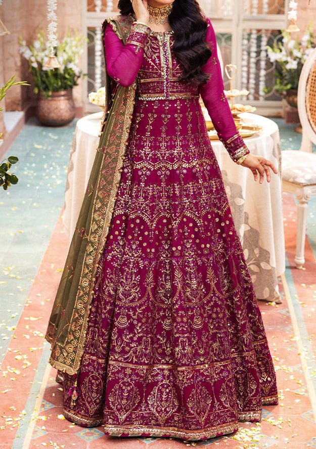 Asim Jofa Jaan-e-jahan Pakistani Chiffon Anarkali - db26075