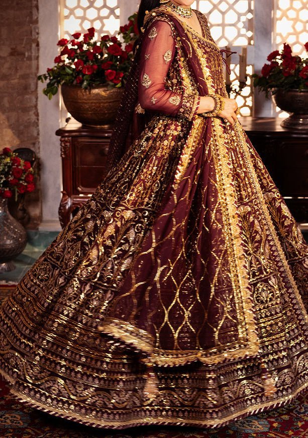 Asim Jofa Jaan - e - jahan Pakistani Chiffon Anarkali - db29194