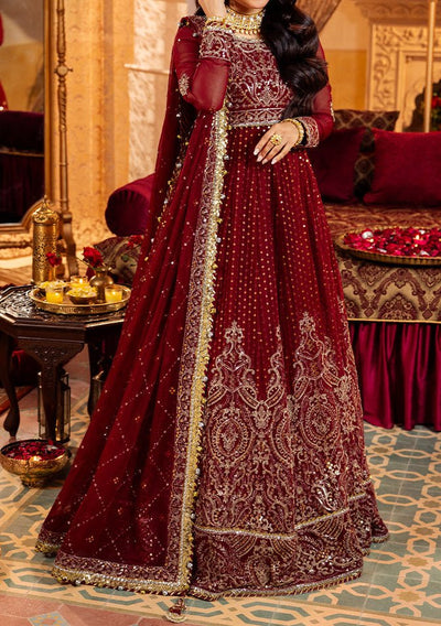 Asim Jofa Jaan-e-jahan Pakistani Chiffon Anarkali - db26074