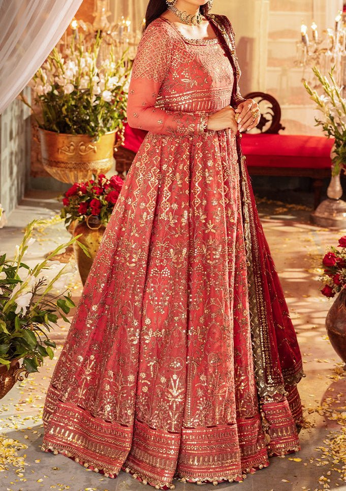 Asim Jofa Jaan - e - jahan Pakistani Chiffon Anarkali - db29197