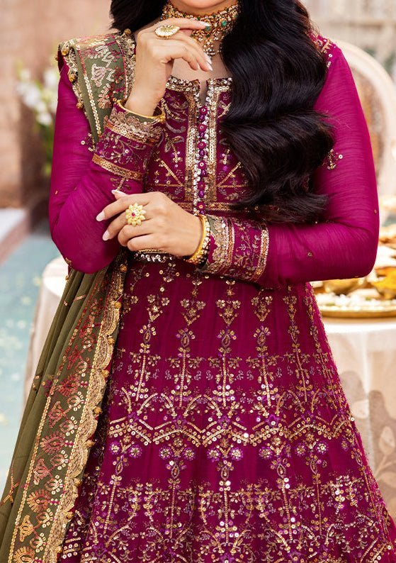 Asim Jofa Jaan - e - jahan Pakistani Chiffon Anarkali - db29195