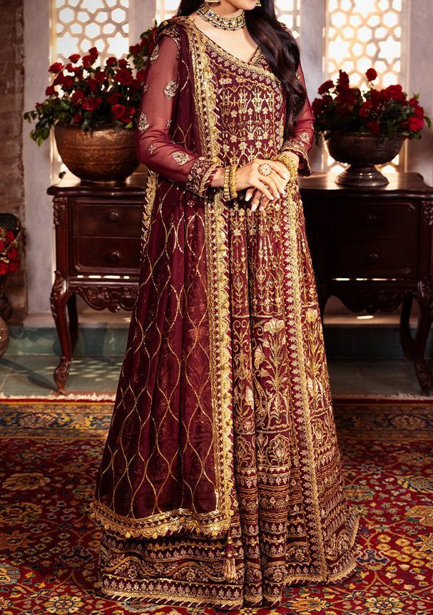 Asim Jofa Jaan - e - jahan Pakistani Chiffon Anarkali - db29194