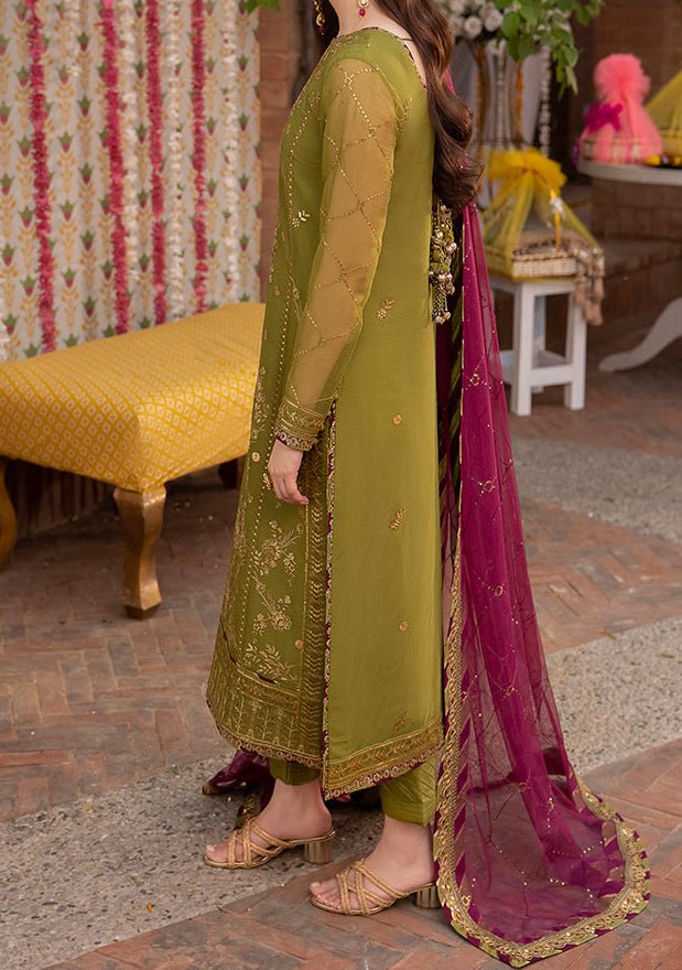 Asim Jofa Jag Mag Pakistani Chiffon Dress - db26544