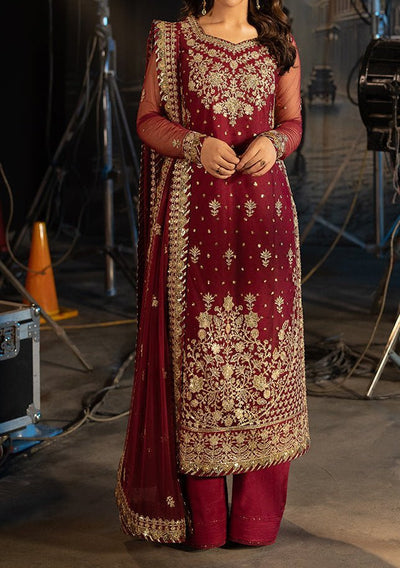 Asim Jofa Luxury Festive Embroidered Net Dress - db30168