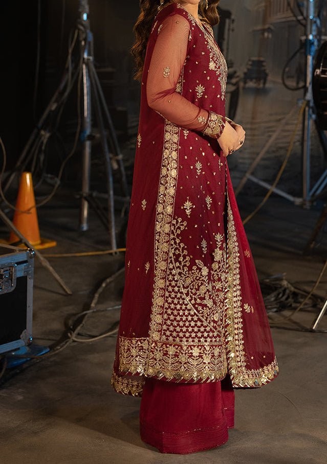 Asim Jofa Luxury Festive Embroidered Net Dress - db30168