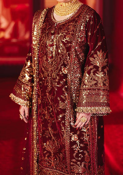 Asim Jofa Makhmal Pakistani Luxury Dress - db27795