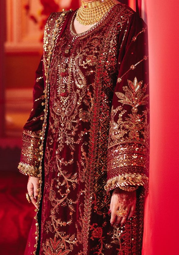 Asim Jofa Makhmal Pakistani Luxury Dress - db27795