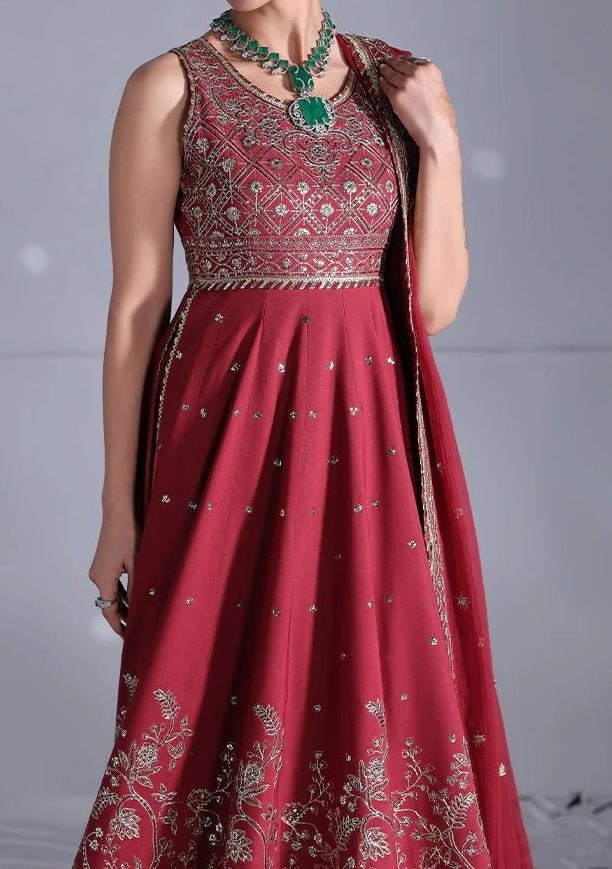 Asim Jofa Pakistani Luxury Silk Dress - db29836