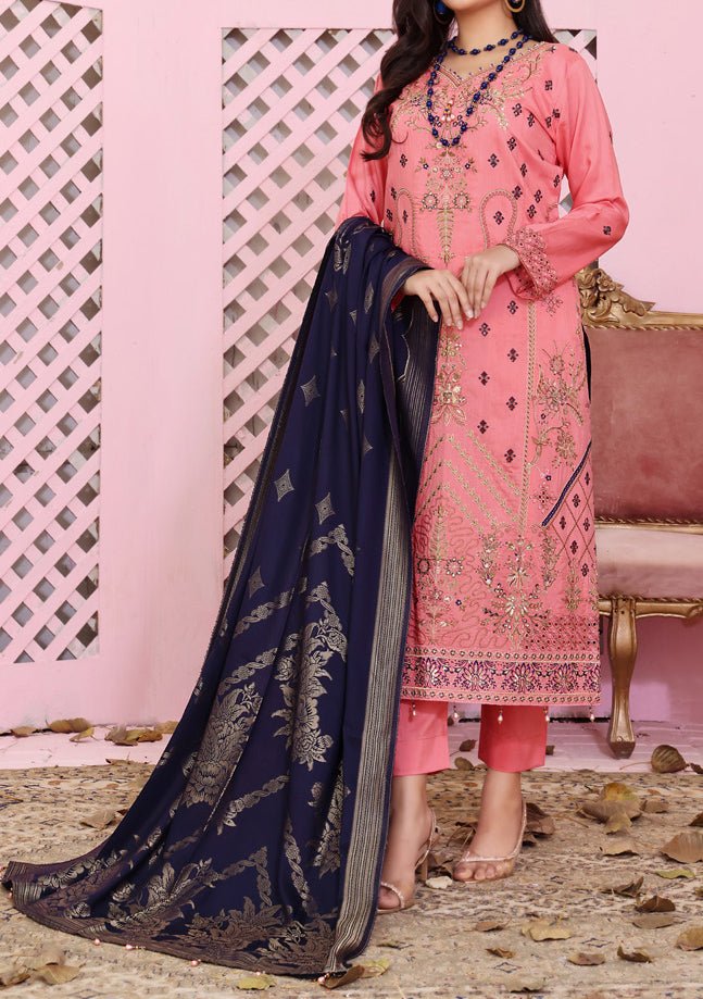 Bin Hameed Aafreen Embroidered Viscose Dress - db27390