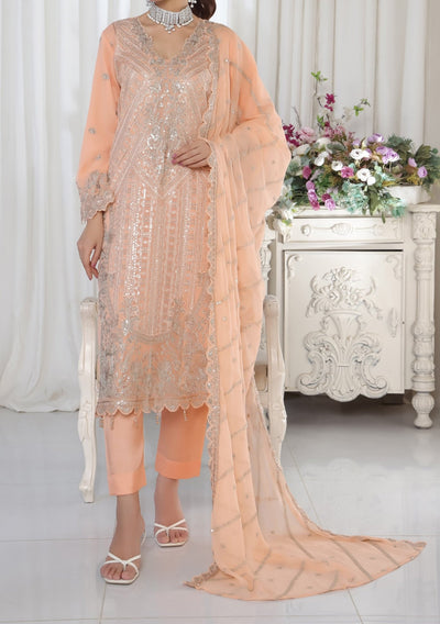 Bin Hameed Aafrin Luxury Embroidered Chiffon Dress - db30226
