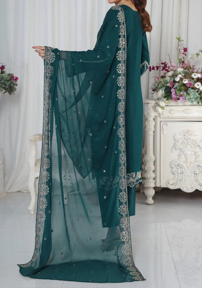 Bin Hameed Aafrin Luxury Embroidered Chiffon Dress - db30227