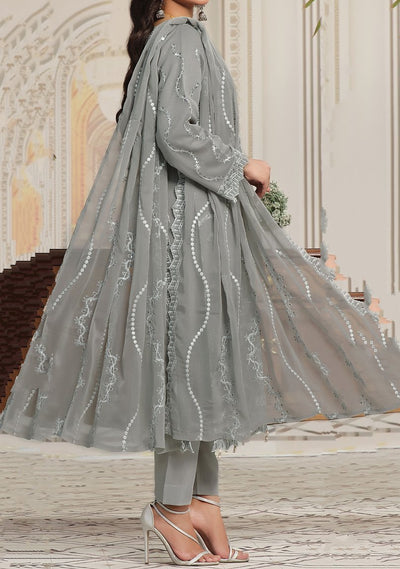 Bin Hameed Alishba Heavy Embroidered Chiffon Dress - db26207