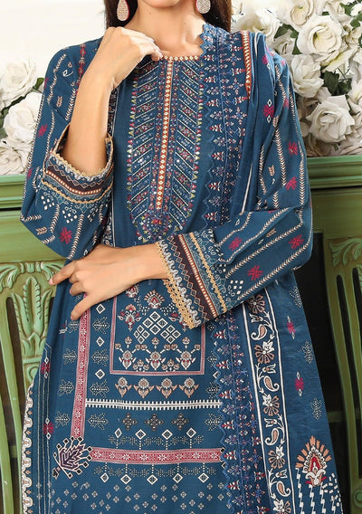 Bin Hameed Emma Embroidered Khaddar Dress - db30411