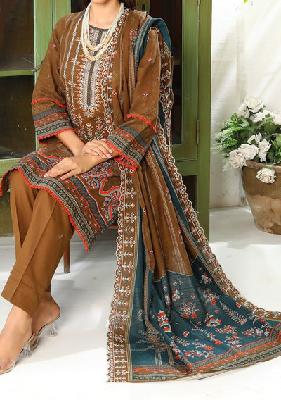 Bin Hameed Emma Embroidered Khaddar Dress - db30407