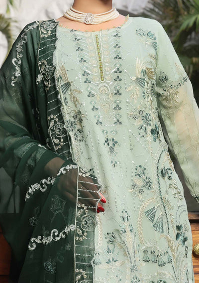 Bin Hameed Himsa Luxury Embroidered Chiffon Dress - db27973