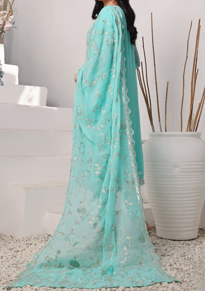 Bin Hameed Middhat Heavy Embroidered Chiffon Dress - db25892