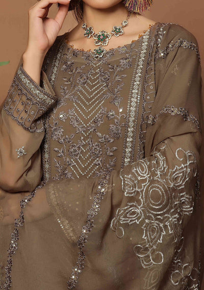 Bin Hameed Nashwa Luxury Embroidered Chiffon Dress - db27825